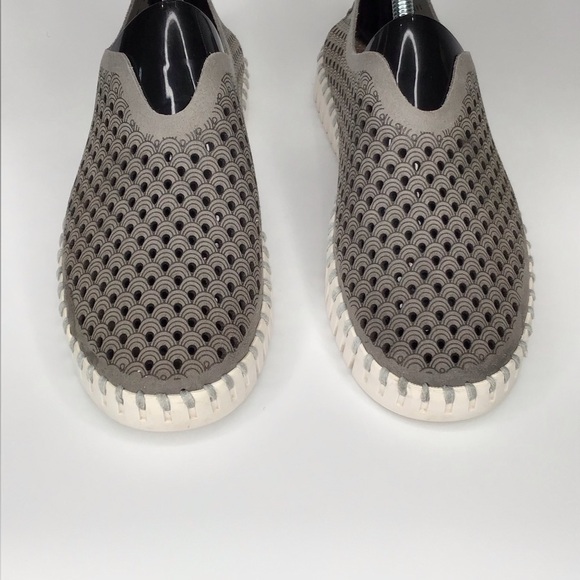 ILSE JACOBSEN Tulip 139 Falcon Sneaker in Gray. - Picture 4 of 10